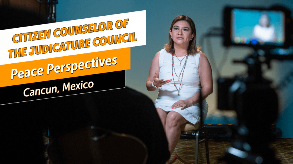 Uma conselheira do Conselho Judiciário em Quintana Roo, México, fala sobre como ela testemunhou o o impacto "incrível" e "transformador" do Programa de Educação para a Paz sobre os detentos.