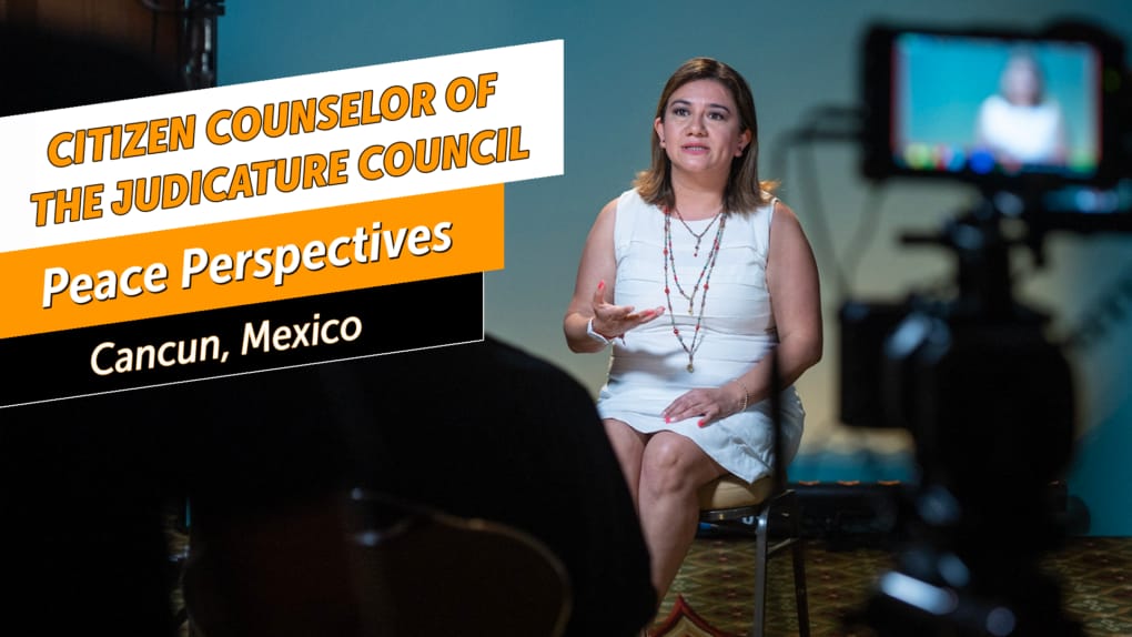 A counselor of the Judicature Council in Quintana Roo, Mexico, talks about how she has witnessed the Peace Education Program having an “incredible” and “transforming” impact on inmates.