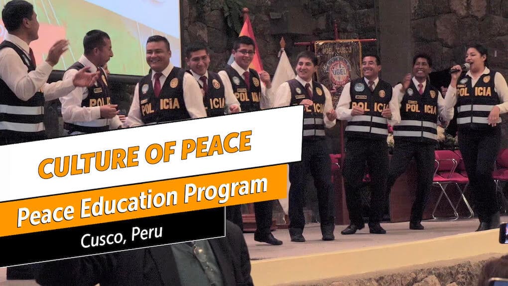 Il Programma di Educazione alla Pace contribuisce a costruire una cultura di pace a Cusco in Perù