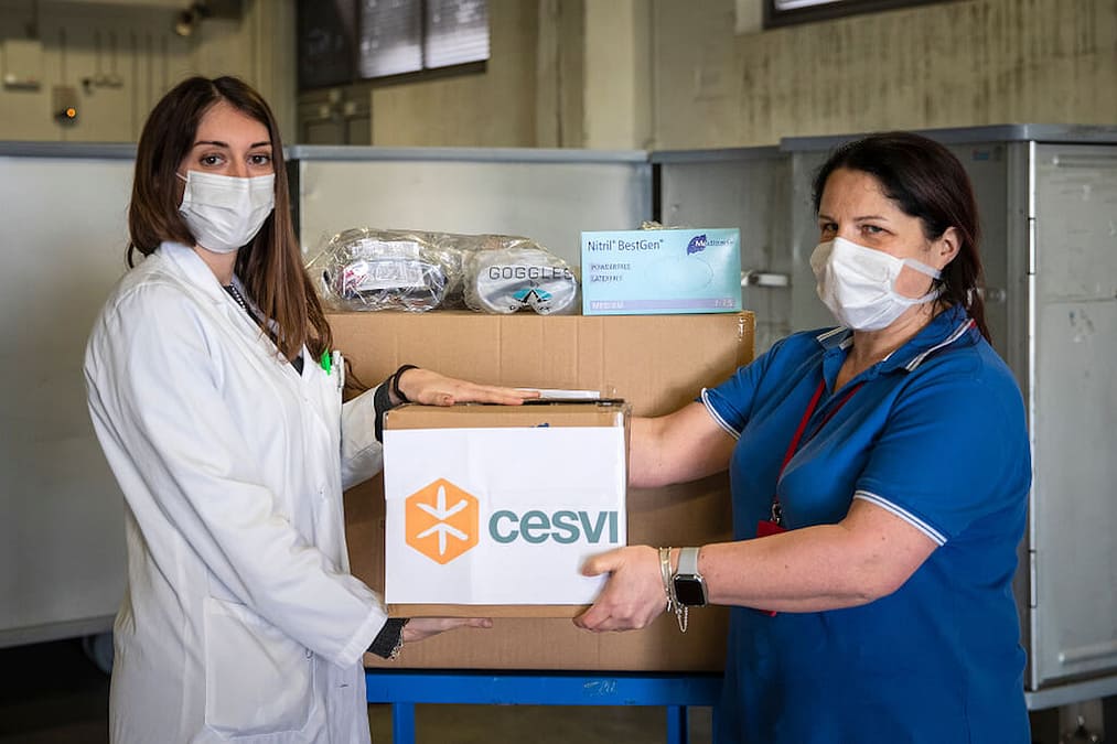 Cesvi agradece a la Fundación Prem Rawat por el alivio para afrontar el COVID-19 en Italia