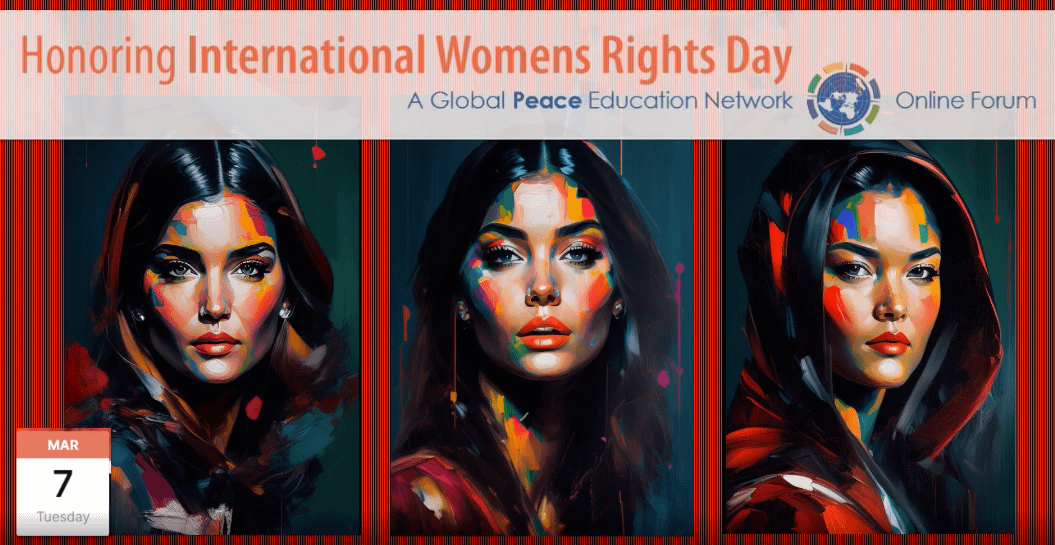 International women's day forum flyer