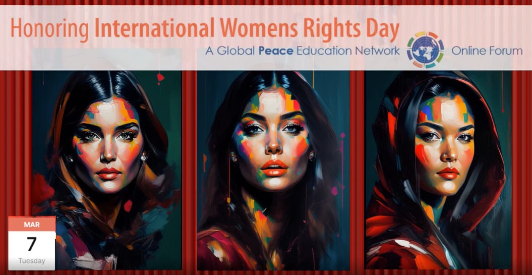 International women's day forum flyer