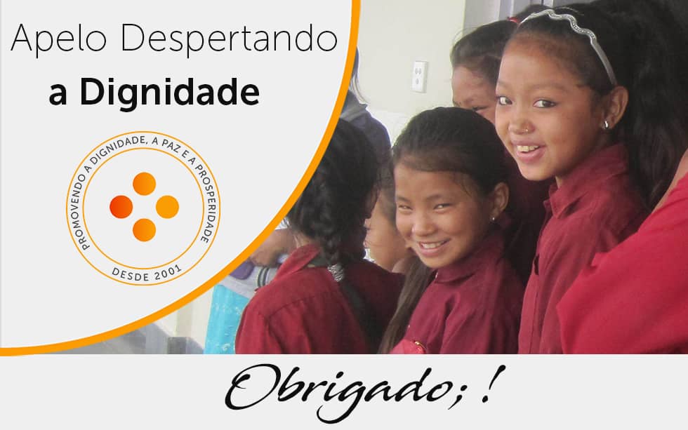 Apelo Despertando a Dignidade arrecada US$ 221.215