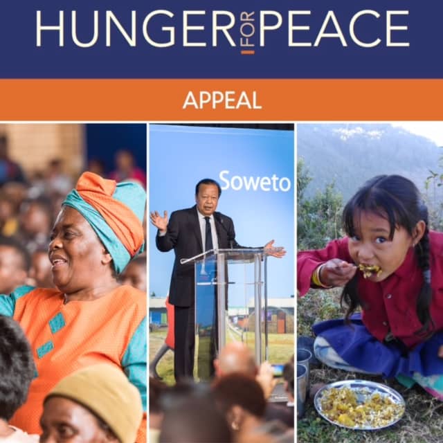 Supporters Raise $162,824 During “Hunger for Peace Appeal”