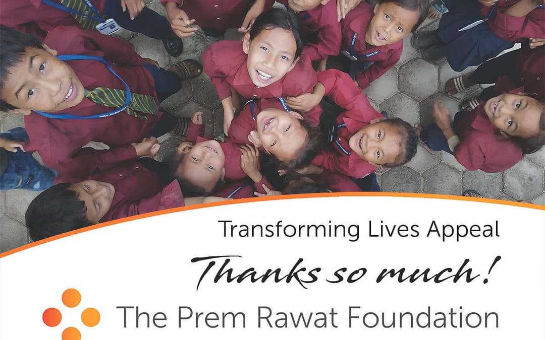 Thank You for Unprecedented Support During Transforming Lives Appeal