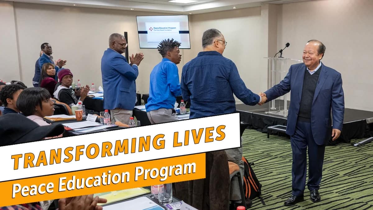 TPTF launched the Transforming Lives appeal with a video of Prem Rawat's peace education sessions in South Africa.
