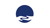 Blue logo wide