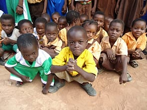 School children in Otinibi, Ghana