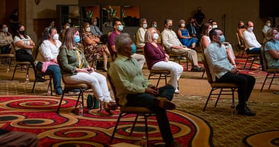 About 40 people attended the Peace Education Meeting in Mexico to see Prem Rawat and learn more about the program.