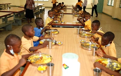 Réouverture de la cantine Food for People au Ghana. Une enseignante témoigne