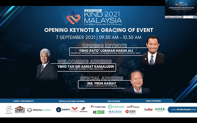 Prem Rawat spricht auf der Eröffnungsfeier von „Kind Malaysia 2021“