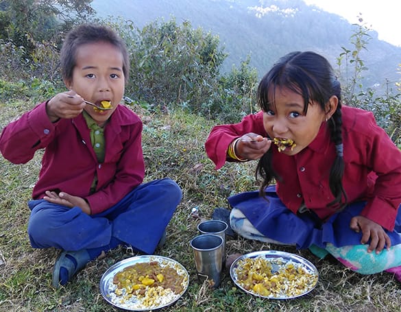 TPRF, Food For People, Tasarpu, Dhading, au Népal