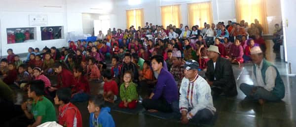 Food for People Nepal - anniversary audience