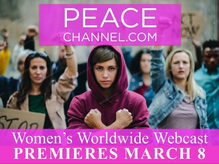 El Día Internacional de la Mujer se celebró con una transmisión en el Canal de la Paz