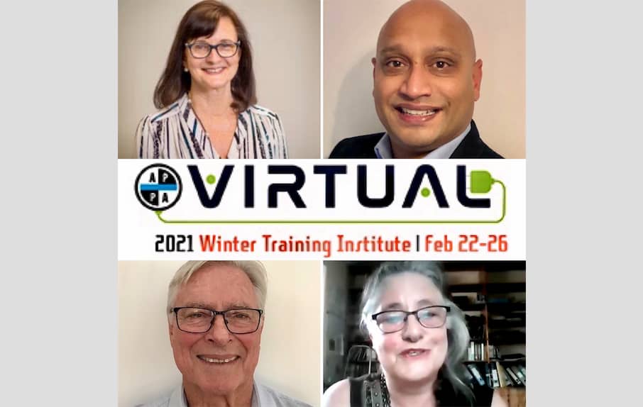 I relatori presso l'Istituto Americano per la libertà vigilata e condizionale comprendono il direttore del Programma di Educazione alla Pace Willow Baker, i dottori Mitesh Desai e Andrew Ramsay, e Anne Wolfson, vicedirettore della African Choice Foundation. (da sinistra a destra nella foto)