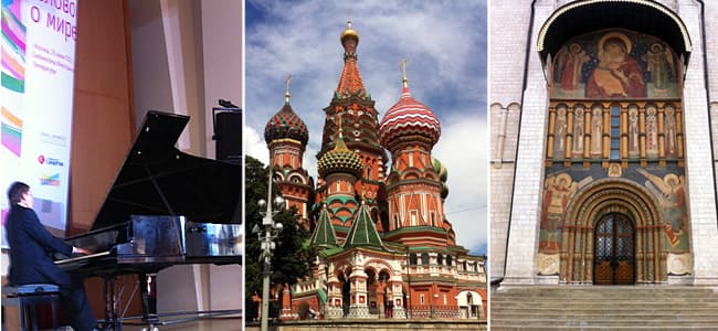 Some snapshots by Linda at the event and sightseeing around Kremlin Square