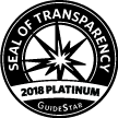 Guidestar gives The Prem Rawat Foundation a Platinum Seal of Transparency, the highest designation