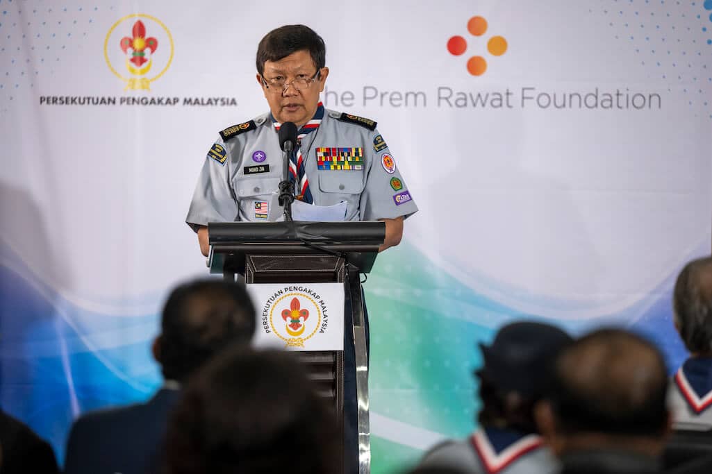The Chief Scout welcomes Prem Rawat