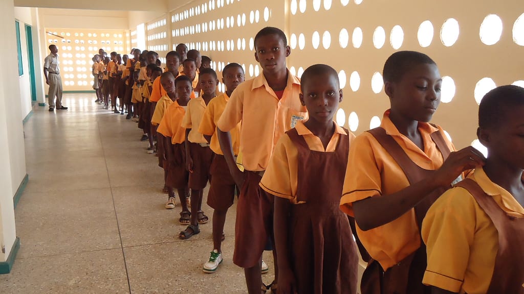Waiting Patiently to Enter the Dining Room in Otinibi