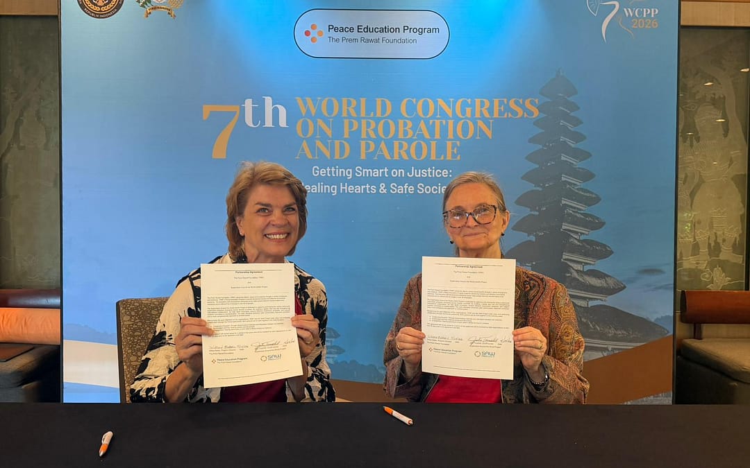 New Partnership Highlights Peace Education Program as a Valuable Resource for Rehabilitation