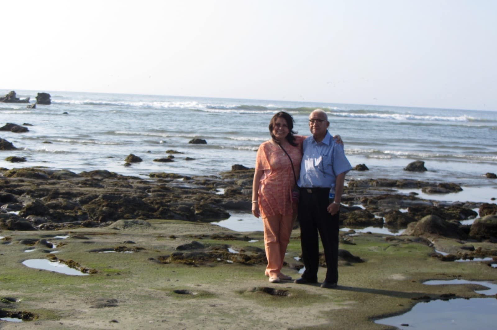Edwin and Patricia beach