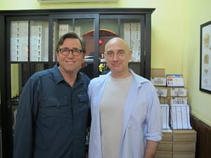 Glyn Vaughan (R) With David Horsford
