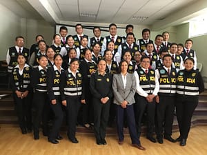 Cusco, Perú peace education police lilly