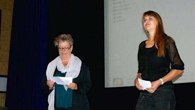 Birgitte and Volunteer at PEP