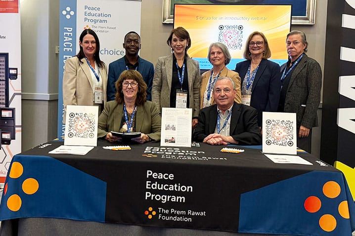 Peace Education Program volunteers Valerie Hamilton (left) & Leonie Smalls at the APPA Winter Training Institute