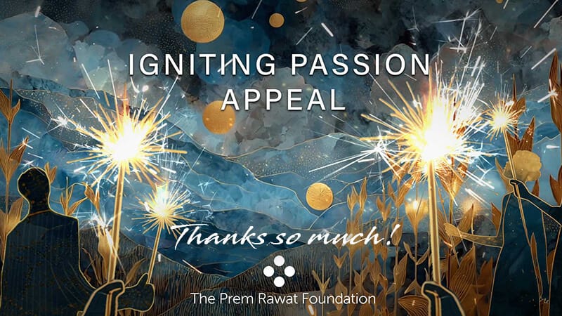 Igniting Passion Appeal thank you Thanks for making the Igniting Passion Appeal a success